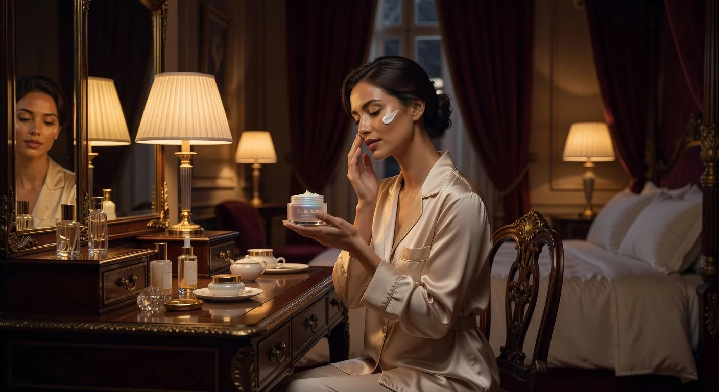 Evening skincare ritual